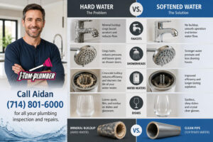 Hard Water vs Soft Water comparison for Anaheim homeowners