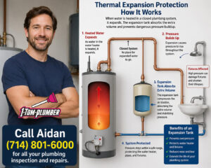 Thermal Expansion Plumbing increasing pressure inside plumbing system