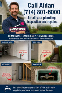 Main Water Shutoff Valve Anaheim residential plumbing system