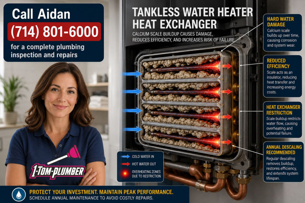 Tankless Water Heater Descaling Anaheim maintenance service