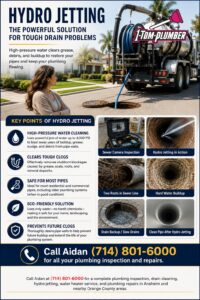 Clogged Drain Anaheim causing major plumbing repair