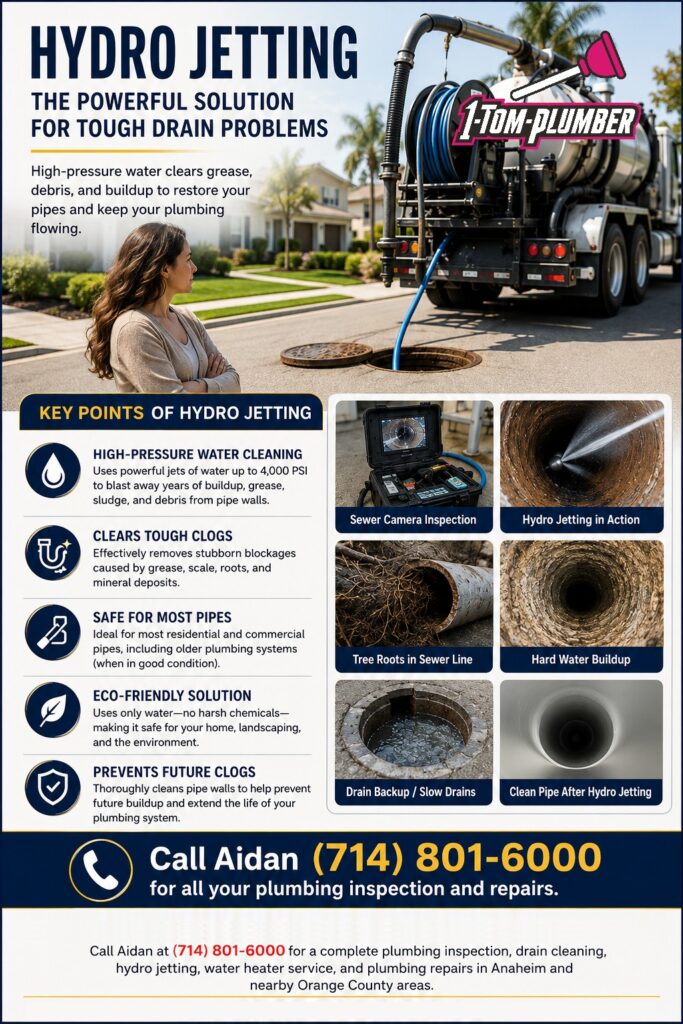 Clogged Drain Anaheim causing major plumbing repair